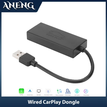 USB Auto-žični ac adapter CarPlay Dongle Žični Android Auto AI Box Mirrorlink auto stereo Bluetooth Automatsko povezivanje za iOS, Android