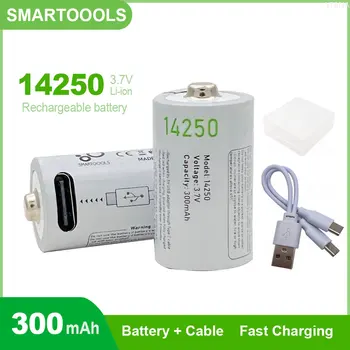 USB baterija baterija baterija baterija baterija za senzore - crvena /zelena 14250 3,7 U litij baterija baterija baterija baterija baterija 300 mah + kabel