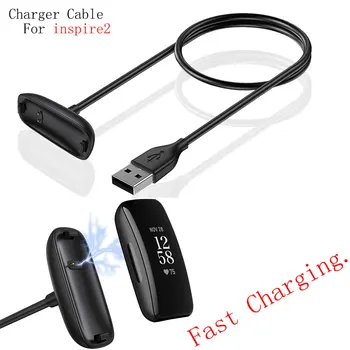 USB kabel za punjenje 1 m za Fitbit Inspire 2, punjač, narukvica, kabel za napajanje, žice, priključna stanica za punjenje Fitbit Inspire2