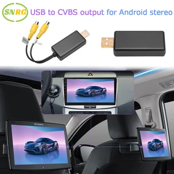 USB NA RCA CVBS, HDMI Video Izlaz Display Adapter za Spajanje naslona za glavu Monitor za Auto Radio Multimedija Android Sustav Player Stereo