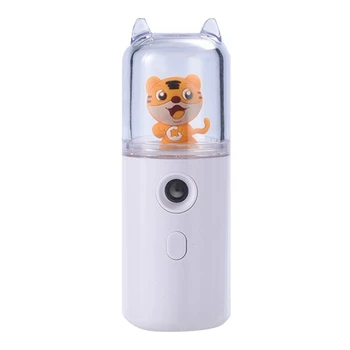USB ovlaživač zraka Kućanstvo stolni USB ovlaživač zraka sa dva podesiva svjetiljke, krema za lice, отпариватель bijela