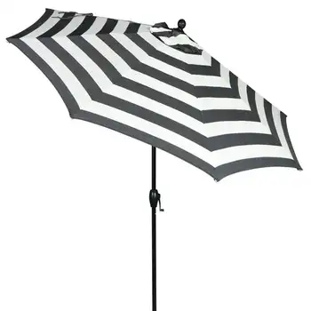 Vanjski 9 ' Ibiza u strip cijele кривошипный kišobran za vrt