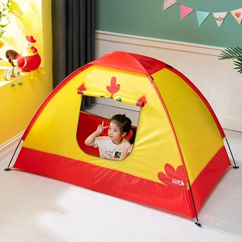 Vanjski dječji sloj šator za 2-3 osobe Kamp Jednostavni ljetni kamp park unutarnji dječji igre kuća prijenosni