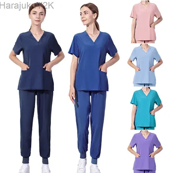 Veleprodaja Žensku odjeću, odijela-scrubs, radna uniforma liječnika bolnice, medicinski, kirurški Šaren Unisex uniforma, pribor za medicinske sestre