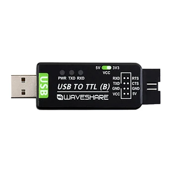 Waveshare industrijsku USB u TTL pretvarač Modul za pretvaranje serijskog porta CH343G Podržava plan pretvorbe na razini 5v/3.3v