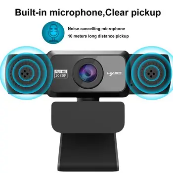 Web kamera HD 1080P s mikrofonom, okretni stolni web kamera za PC, skladište za mini-računala, web kamera za video snimanje