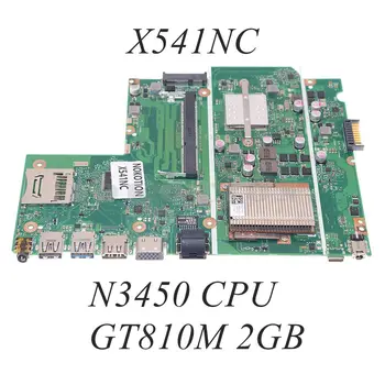 X541NC GLAVNI odbor REV 2,1 60NB0E90-MB1300 Za ASUS X541N A541NA X541NC Matična ploča Laptopa N3450 Procesor GT810M 2G GPU
