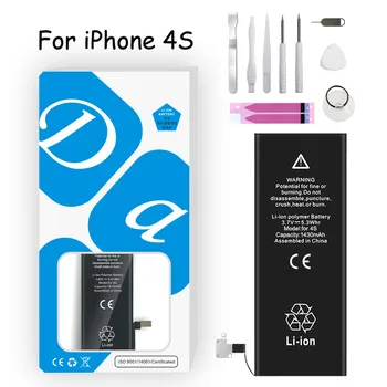 XDOU Baterija Za iPhone 4S 4GS iPhone4S IPhone4GS 1430 mah pribora Za Telefon koji je Besplatan Set Alata Za Popravak i Zamjena Naljepnice Bateria