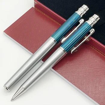 YAMALANG Plava текстурная kvalitetna metalna kemijska olovka-roller sa serijskim brojem, glatka luksuzni pisaći pribor