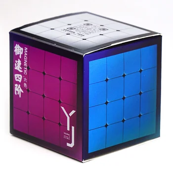 Yj Yusu V2 M 4x4x4 Magnetski čarobna kocka Yongjun Yusu V2M Magneti velike brzine kocke, puzzle, bez naljepnica anti-stres igračke za djecu