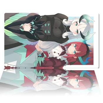 YuGiOh Playmat Kitchen & Mučenje Dragonmaid TCG CCG Shopping Card Igre Mat Anime podloga Za Miša Gume Stolni Mat Zone Besplatna Torba 60x35 cm