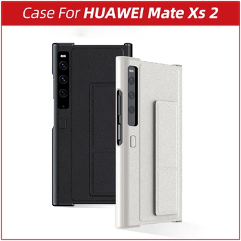 Za Huawei Mate XS2 torbica, torbica za Huawei Mate XS2, luksuzni materijal od prirodne kože, ugrađeni držač za telefon u poslovnom stilu