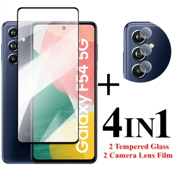 Za Samsung Galaxy F54 zaštitna folija za zaslon 6,7 cm, potpuno zaštitno staklo za Samsung F54, kaljeno staklo 5G za Galaxy F54, film za objektiv