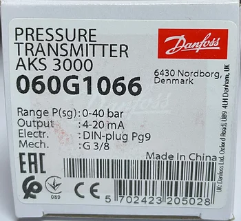 Za senzor tlaka Danfoss MBS3000 060G3596 060G1066 manometar 0-16 bar 1 kom.
