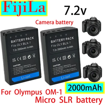 Zamjenjiva baterija fotoaparata 7,2 za Olympus OM-1 OM1 skladište BLX-1 kamera 2000 mah mikro slr baterija