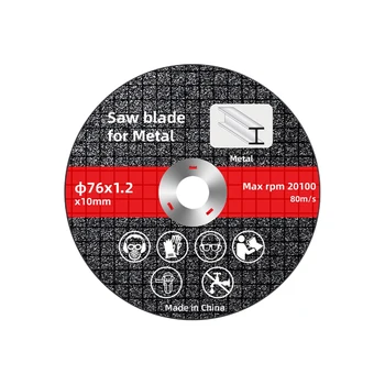 Čelični Rezni Rezni Disk 76 mm otpornost na Habanje Kutna Brusilica Keramički Okruglo Rezna Oštrica otpornost na Udarce