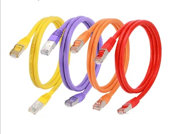 šest mrežnih kablova osnovna сверхтонкая high-speed mreža cat6 gigabit 5G broadband računalni usmjeravanje povezni most R453