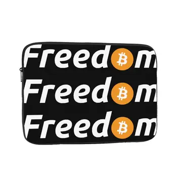 Šok-dokaz torbica za laptop Bitcoin Freedom sa postavom za prijenosno računalo, криптовалюта Ethereum Dogecoin Btc, блокчейн, torba za prijenosno računalo, torbica