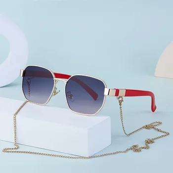 Ženske dizajnerske klasicni trg sunčane naočale DOISYER s luksuznim винтажным ton, lanac na vrat, luksuzni sunčane naočale