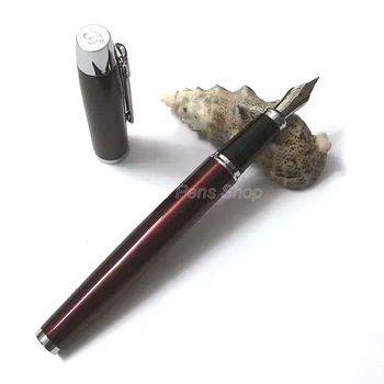 Перьевая Ručka Baoer Red & Silver M S Vrhom od 0,5 mm Za Pisaći olovke BFP002