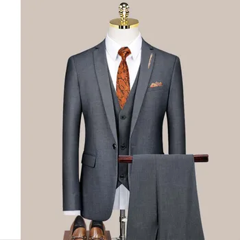 Сшитое naručiti vjenčanicu mladoženja, sportska jakna, hlače, poslovni klasične hlače high-end SA05-95599