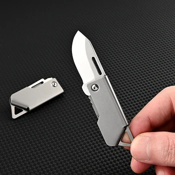 Формовочный nož od nehrđajućeg čelika s oštricom D2, marširati nož za samoobranu, hitne nož za preživljavanje, sklopivi prijenosni nož za ključeve
